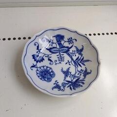 0422-094  お皿 カールスバード　ボヘミア　ブルーオニオン