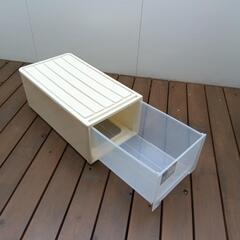 収納BOX大きめ30L✕2個の画像