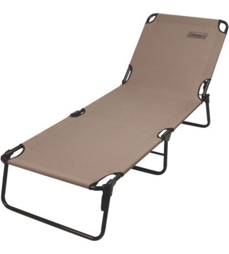 問合せ多数早い者勝ち　問合せ多数　美品　室内でお試しのみ　2脚セット　コールマン　Coleman　コンバータコット　タン色　簡易ベッド