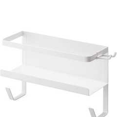 山崎実業　tower 洗濯機横マグネットラックの画像