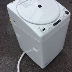 RKGSE-163】特価！シャープ/SHARP/8kg縦型洗濯乾燥機/ES-TX8F-W/中古品