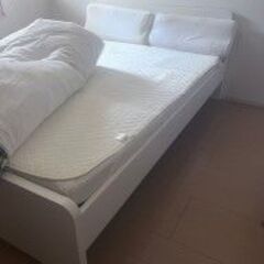 IKEA MALM + Muatsu Sleep Spa　ダブルベッド