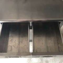 ステンレス作業台　引出し引戸付の画像