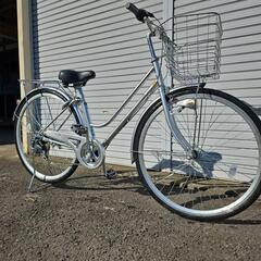 花北商店自転車祭り新品未使用６段変速付き自転車