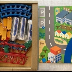 【新品未使用】マップを走る！スピードEXPRESS 子どもおもちゃ   電車の画像