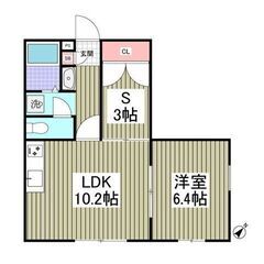 ｟1LDK+S(納戸)｠💙フリーレント1ヵ月❕敷０＆礼０❕東金市...