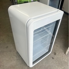 札幌市内配送可 21年製 Hijiru ヒジル 95L レトロ冷蔵ショーケース HJR-RK100WT LED灯 ホワイト 05 
