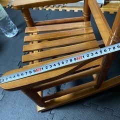 キッズ　ロッキングチェアの画像