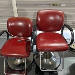 barberチェア　　バーバーチェア　電動　動作品　アンティーク...