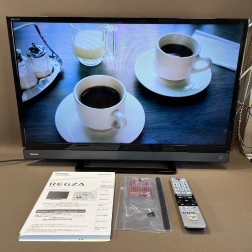 TOSHIBA 【2018年製】東芝 レグザ 32V型 ハイビジョン 液晶テレビ 32V31 リモコン 取説付き B-CASカード付き