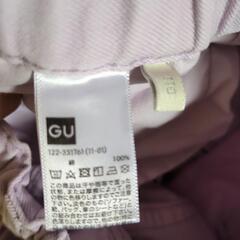GU うすピンク　110 ジーンズの画像