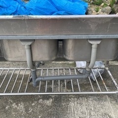 シンク　テーブル　流し台　飲食店　生活雑貨 調理器具 キッチンツール  DIY リホームの画像