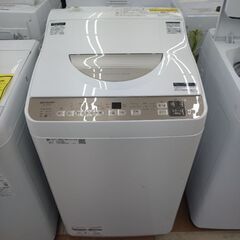 ★ジモティー割引有★ SHARP 5.5kg電気洗濯乾燥機 ES-T5FBK-N 2021年製 中古品