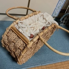 可愛いカゴバック🌟未使用！！の画像
