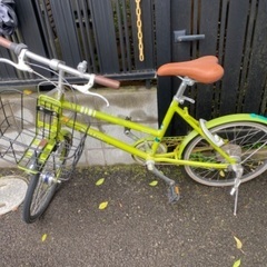 自転車 ブリジストン カゴ・自動ライト付き 国分寺駅引き取り
