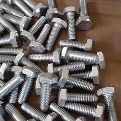 未使用　ステンレス　六角ボルト　3/8x30　50個　材料　資材　鋼材　建築　職人の画像