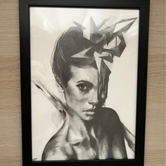 絵画 デッサン A4 人物画 美術作品 アートポスター インテリアの画像
