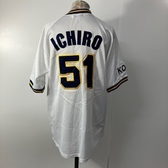 K2404-703 オリックス イチロー ユニフォーム サイズ:LL キズ汚れ有りの画像
