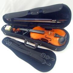 メンテ済み カールヘフナー 分数1/2 No7 未使用弓 Gewaケース 2000年 Karl Hofner Violin 15万円クラスセット 美品 発表会など 扱いやすく良く鳴っています。 全国発送対応 中古バイオリン 名古屋近郊 手渡し可能 当方にお越しいただければ試奏可能 送料無料  愛知県清須市より 管理（カ）F8148の画像