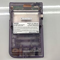 Nintendo MGB-001 GAME BOY POCKET 本体 クリアパープル 任天堂 ゲームボーイポケット GBP ゲーム機本体 札幌市手稲区の画像