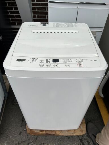 洗濯機 ヤマダ 2021年 6kg YWM-T60H1せんたくき 家事家電【安心の3ヶ月保証★送料に設置込】自社配送時代引き可※現金、クレジット、スマホ決済対応※