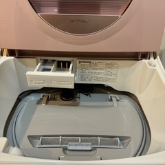 取引終了】シャープ 洗濯乾燥機 5.5kg ピンク ES-TX5A-P - 洗濯機