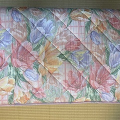未使用羊毛混敷き布団と枕　2組の画像