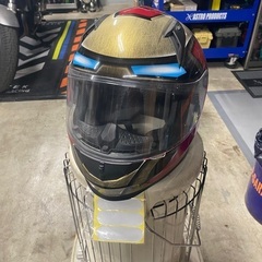 バイクヘルメット アイアンマン 未使用 