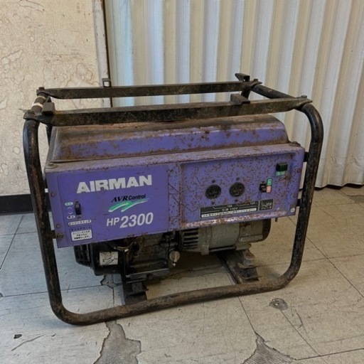 動作品 発電機 AIRMAN エアーマン HP2300 ガソリンエンジン
