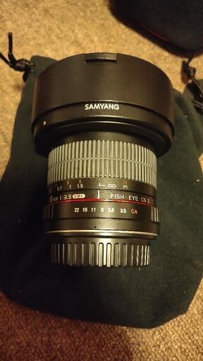 レンズ SamYang 8mm F3.5 FISH-EYE CSII