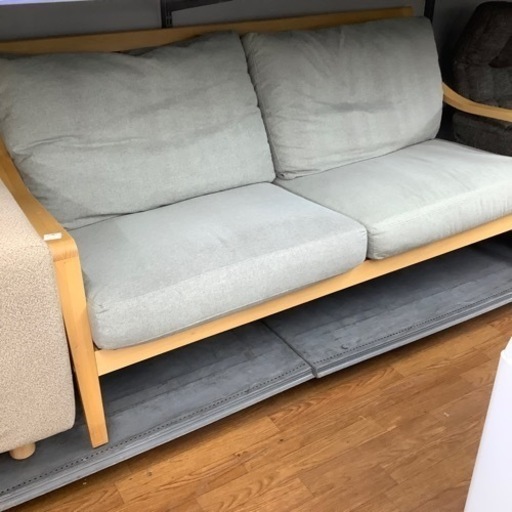 ニトリ 2人掛け ソファー　アルナスKD グレークッション 2人掛けソファー ニトリ アルナス グレー