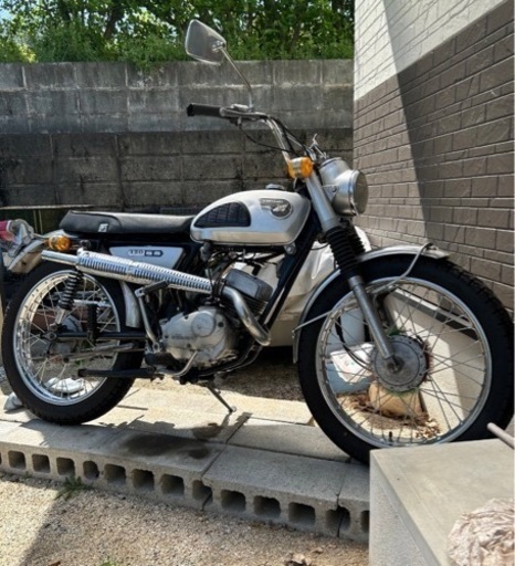 レア★カワサキ　C 2SS　120c c 1967年頃走行約7000km タイヤバリ山
