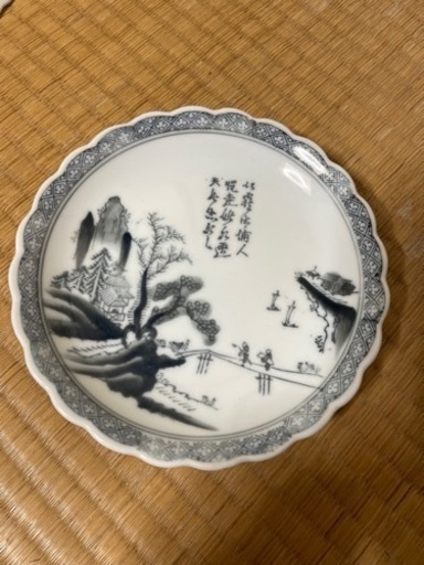 骨董 小皿 20枚n ファッション 手塩皿 20人 玉山 染付け 骨董 骨董品