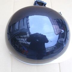 【購入済み！
】美品！ツバ付き　ヘルメット（黒）◆彦根市～の画像