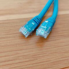 LANケーブル　CAT6e　2ｍ　水色　径6ｍｍ　サンワサプライ 　の画像