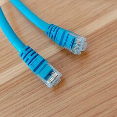LANケーブル　CAT6e　2ｍ　水色　径6ｍｍ　サンワサプライ 　の画像