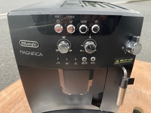 ☆中古品 デロンギ マグニフィカ 全自動コーヒーマシン ESAM04110BH エスプレッソマシーン 動作問題なし☆
