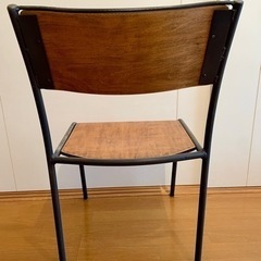 journal standard furniture ダイニングチェア　ビンテージ風　アイアンフレームの画像