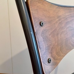 journal standard furniture ダイニングチェア　ビンテージ風　アイアンフレームの画像