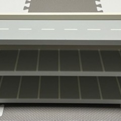 スリーコインズ　ミニカー収納棚の画像