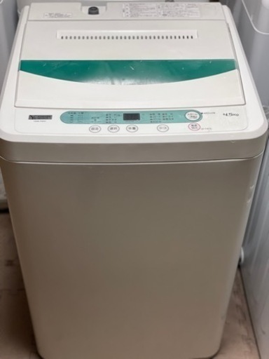 送料・設置込み可　洗濯機　4.5kg ヤマダ　2020年