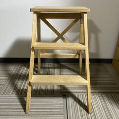 M137  IKEA 脚立 木製脚立 踏み台 3段 BEKVÄM...