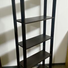 M168  IKEA イケア 本棚 ブラックブラウン LAIVA...