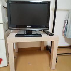 IKEA　サイドテーブル　美品　ナチュラルブラウンの画像