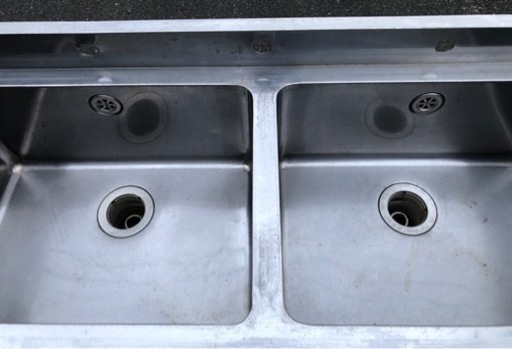 ⭐︎中古品　2槽シンク　1200×500×805mm 厨房用品⭐︎