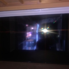 65インチ　液晶テレビ　液晶割れ　