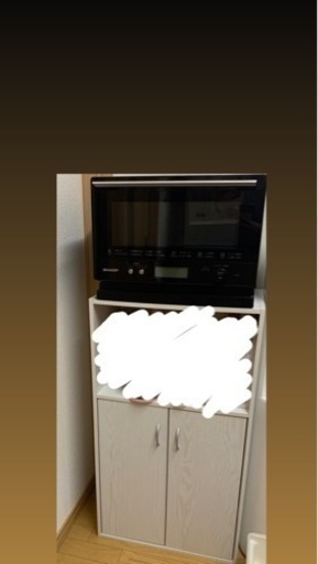 食器棚 ロータイプ レンジ台 本棚