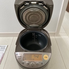 炊飯器　panasonic SR-PA101 圧力IHジャー　お米の画像