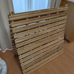 すのこベッド すのこ マット シングル 天然桐素材の画像