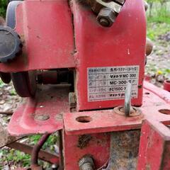 古い耕運機　培土機等セットの画像